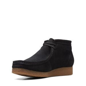 Clarks Mens Black Original Wallabee Lace Up Leather Suede Chukka Boat Shoe Size